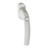 HOPPE Duraplus Atlanta Window Handle in Aluminium Traffic White (with