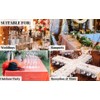 Elegant Event Essentials - Red Tartan Table Runner 12" x