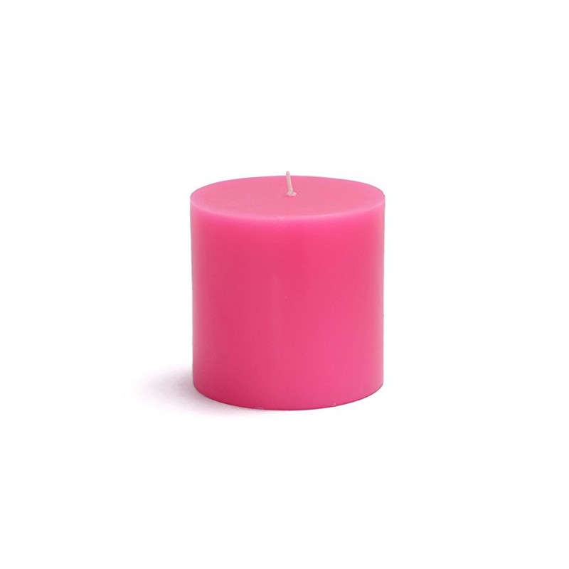 Zest Candle CPZ-073_12 12-Piece Pillar Candle, 3" x 3", Hot