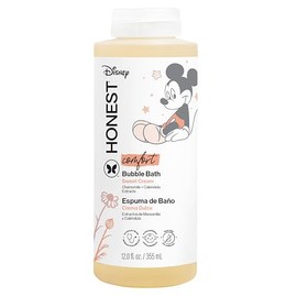 The Honest Company Foaming Bubble Bath Gentle Enough for Baby Dermatologist Tested Tear-Free Hypoallergenic Disney’s Mickey Mouse Comfort Sweet Cream 12 fl oz