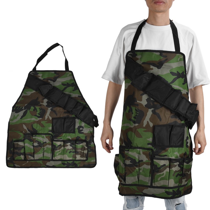 BBQ Apron Oxford Cloth Lightweight Kitchen Chef Grilling Apron for