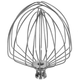 LETOMS Stainless Steel Whisk Replacement for Kitchen Aid 7QT Mixer,11-Wire Whip Attachment Compatible with Kitchen aid 7 Quart Bowl,Egg Beater Attachment for Heavy Cream,Dishwasher Safe