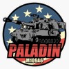 Paladin M109A6 Window Bumper Sticker Decal 5"