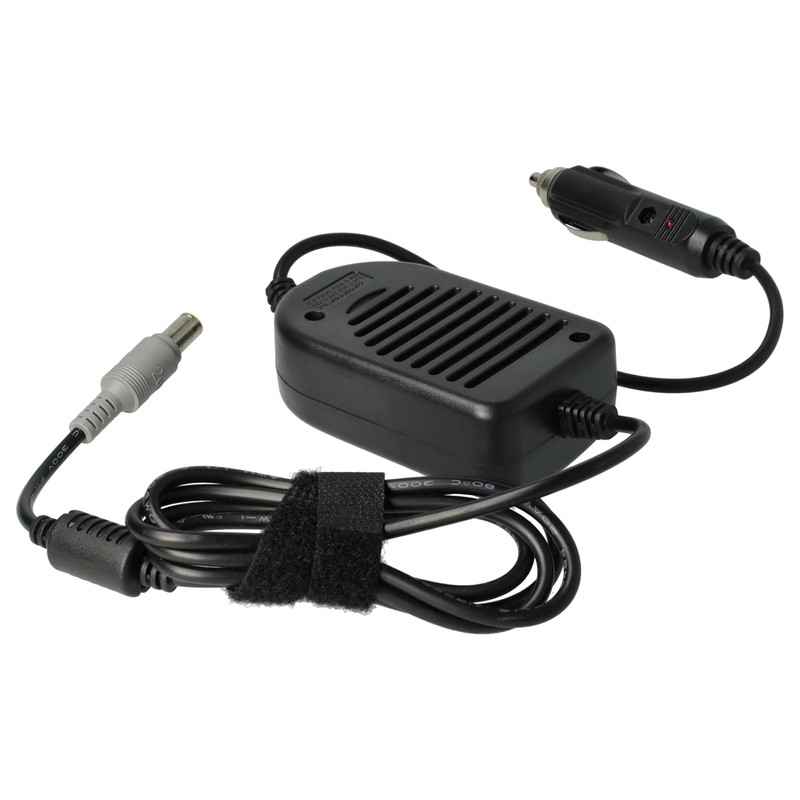vhbw Car Charger Compatible with Lenovo ThinkPad W520, T62, X100E,