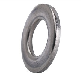 HIFROM 100pcs M10 Flat Washers 304 Stainless Steel Metric Flat Washers Set for Bolt Screw (M10X20X2mm)