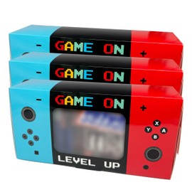 Video Game Party Box - Kids Gaming Themed Gift Set with Controller-Shaped Decorations, Party Supplies for Children's Birthday & Game Night Celebrations