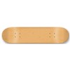 Blank Decks Warning Skateboard Deck (Natural)