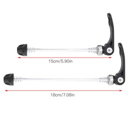 VGEBY 2Pcs Bike Skewers, Ultralight Alloy Quick Release Skewer Set Cycling Replacement Parts for MTB Road Bike Bicycle and Spare Parts Ride