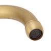 Antique Brass Basin Faucet with Cross Knob Single Handle Faucet