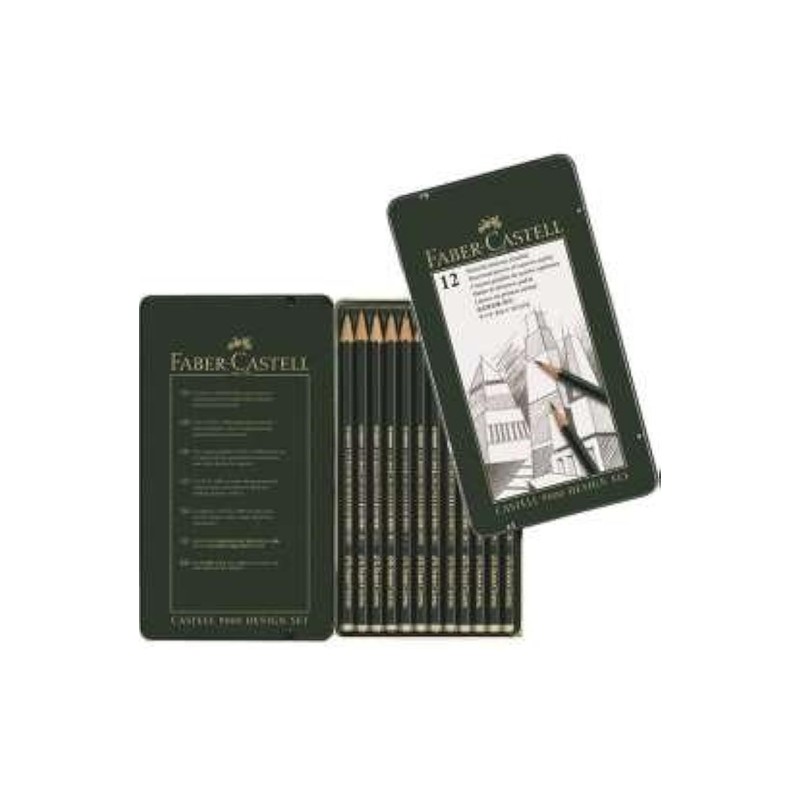 Faber-Castell Castell 9000 Pencil Design Set of 12