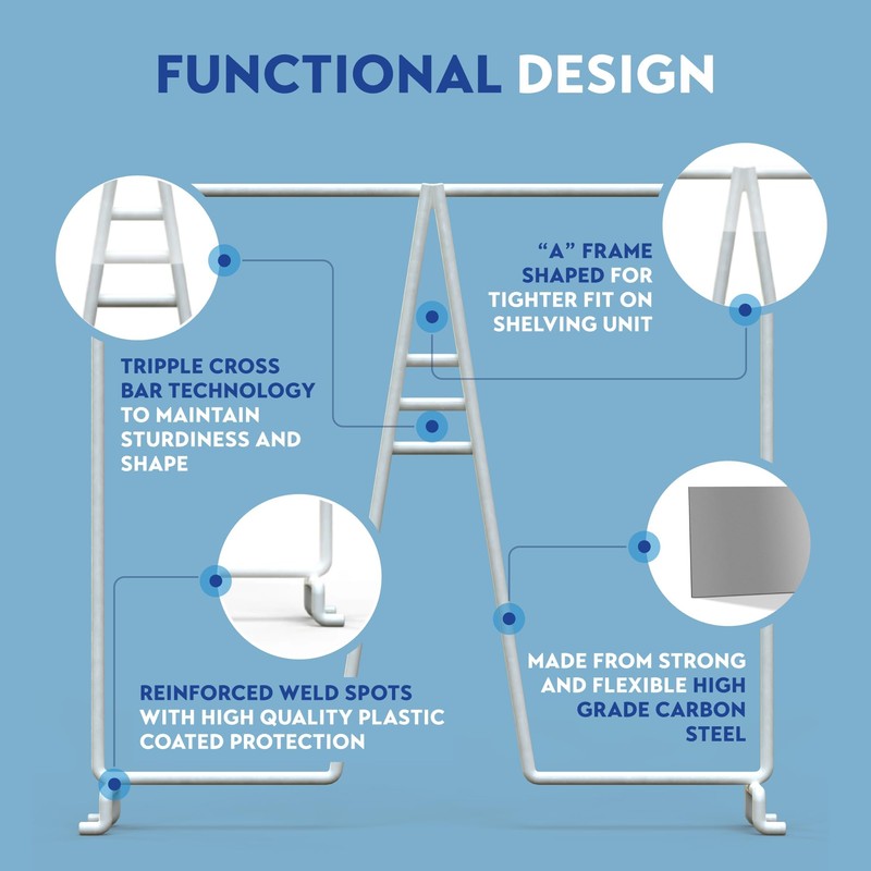 Neatly Made Tall Wire Shelf Dividers for Closet Organization –