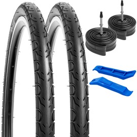 YUNSCM 20 x 1 1/8(30-451) Bike Tires and 20" Bike Tubes Presta Valve Compatible with 20X1 1/8 Bike/Bicycle Tires and Tubes (Y-922)