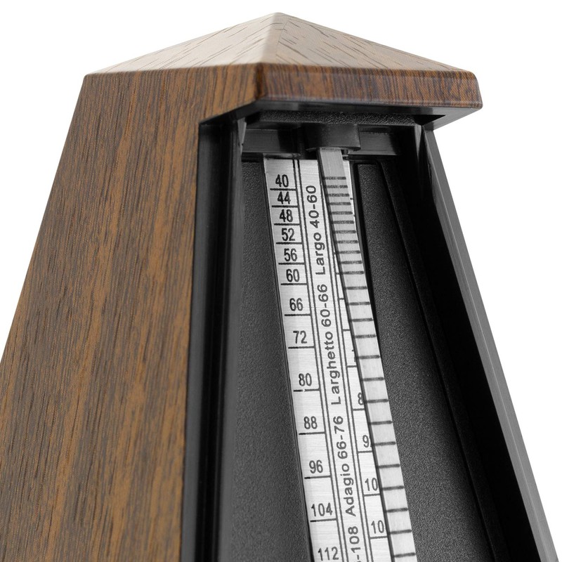 Theodore Wooden Mechanical Metronome - Classic Pyramid Style - Ideal
