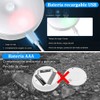 3PCS Luces con Sensor de Movimiento,Luz Nocturna LED Recargable por