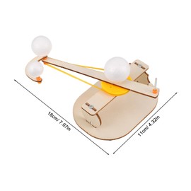 KONTONTY 3set Solar System Model Kit Earth Moon and Sun Teaching Aid for Stem Activities Portable for Classrooms and Outdoor Learning