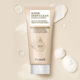Ricocel (NS홈쇼핑)2+2 총4개 리코셀 병풀+약쑥 슈퍼 딥 클린 폼 클렌저 120ml 저자극 촉촉 약알칼..34709422 (NS Home Shopping) 2+2 Total 4 Ricosel Centella + Mugwort Super Deep Clean Foam Cleanser 120ml Low Irritation Moisturizing Mild Alkaline..34709422