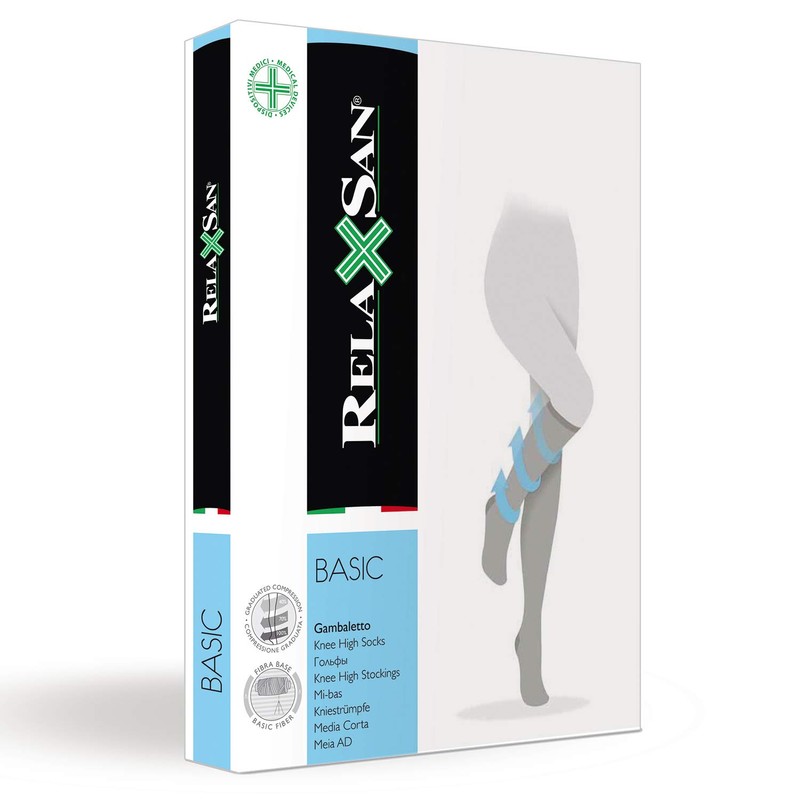 RelaxSan Basic 950A (2 Pares - Carne, tg.5) Medias a