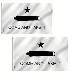Anley 2 Pcs Fly Breeze 3x5 Foot Come and Take It Flag - Gonzales Historical Flag