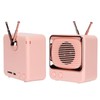 TV Shaped BT Speaker Wireless Lightweight Portable Mini Classic Style