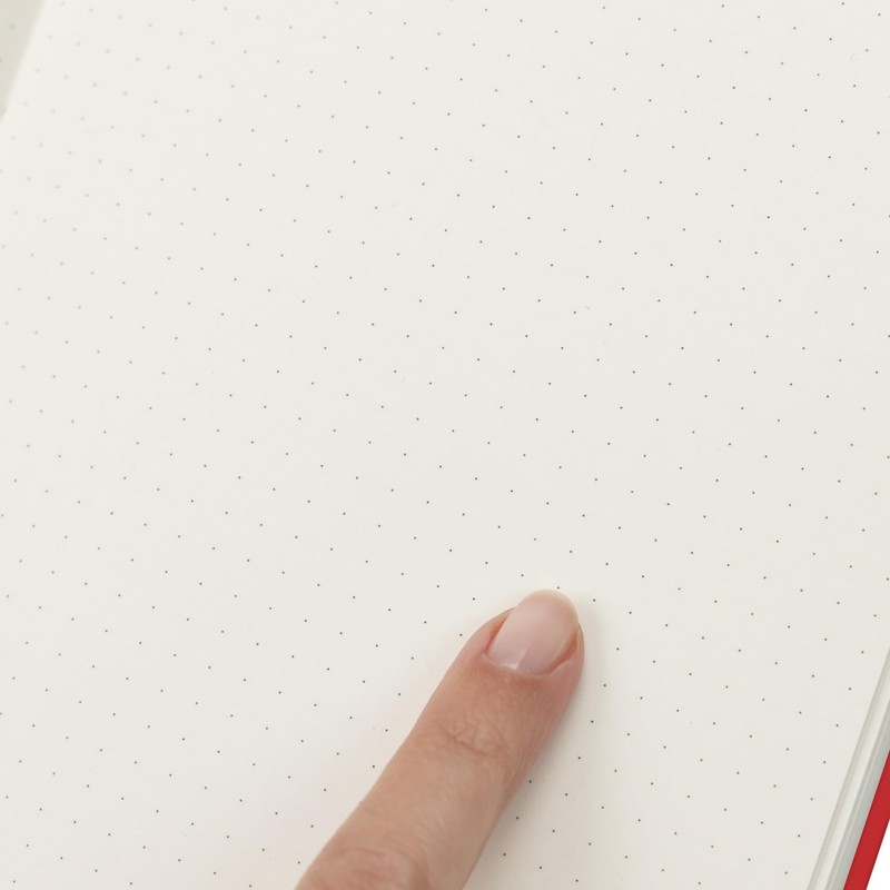 Bullet Journal A5 Dotted Notebook with Faux Leather Hardback Cover