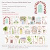 WT Pre-Cut French Courtyard Wide Washi Tape, Single Roll, Romantic