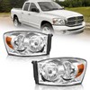 WEELMOTO Headlight Assembly for 2006 2007 2008 Dodge Ram 1500/2500/3500;