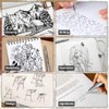 AKARUED Drafting Pen, Set of 9, Water-based Pen, Cartoon Pen,