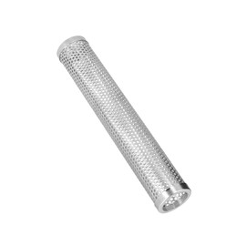 MOUMOUTEN Pellet Smoker Tube, Cylindrical Removable Pellets Smoker Tube Stainless Steel BBQ Wood Pellet Tube Smoker for Gas Grill and Charcoal Grill (12 Inches)