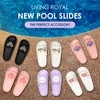 Living Royal Women's Pool Slides, Non-Slip Beach and Pool Shoes,