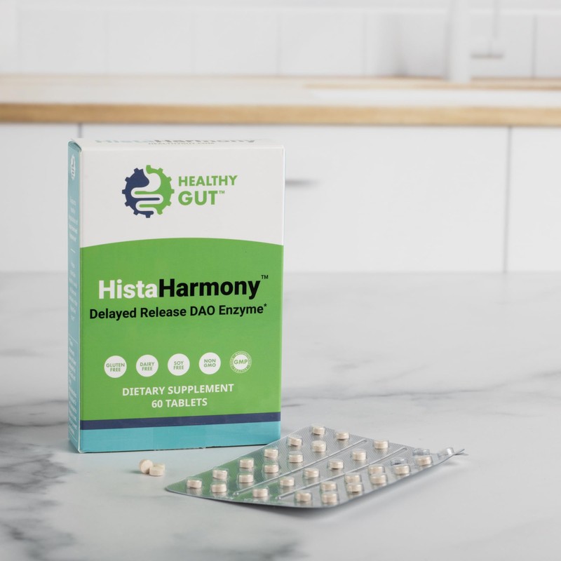 Healthy Gut HistaHarmony | Delayed Release DAO Enzyme Supplement |