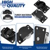 ZIUZI Cabinet Door Sliding Silent Plastic Roller Pulleys, Closet Sliding