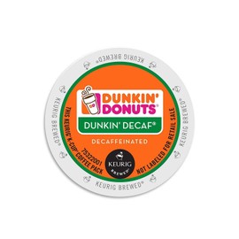 Dunkin' Donuts Decaf Coffee K-Cups, 24 count/box - Pack 0f 4(total 96 count)