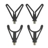 TJR Tackle 4pc Rod Rest heads 2 V Inline Front