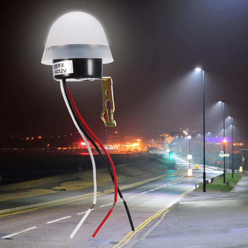 Automatic On/Off Light Sensor Switch, 10 A 12 V/220 V