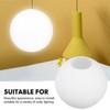 Alipis White Spherical Textured Lampshade Ceiling Lampshade for Living Room