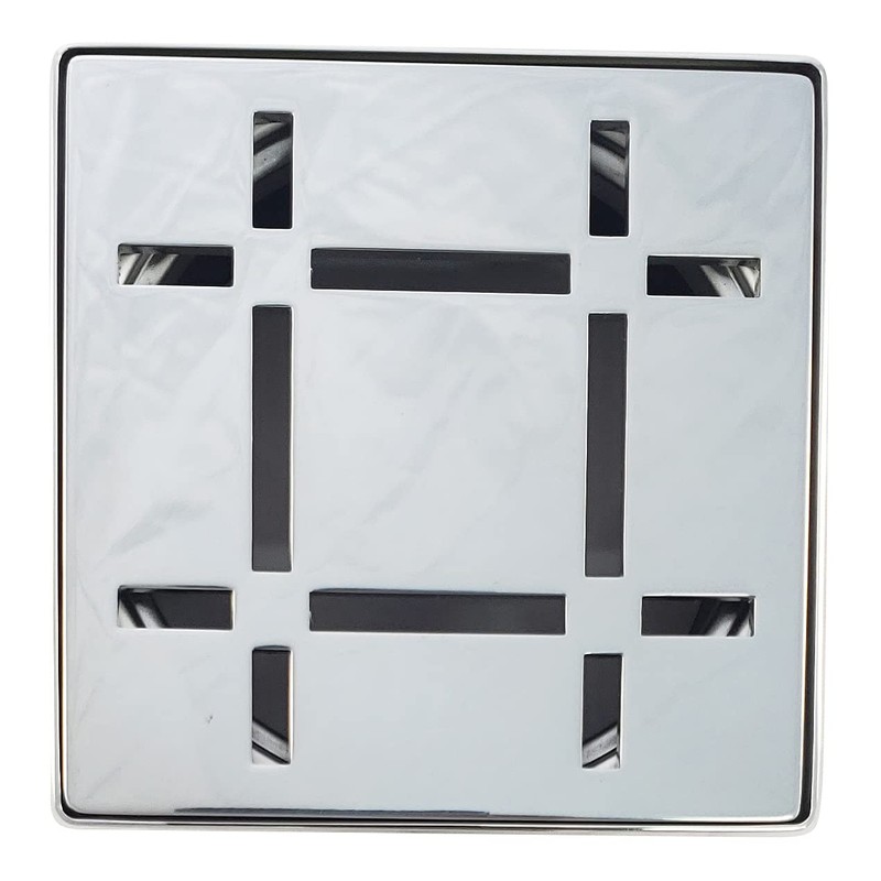FROSCH Shower Drain Grate Kit 4" Stainless Steel - Dash