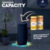 Extra Large Refillable Disinfecting Wet Wipes Dispenser (Navy Blue) |