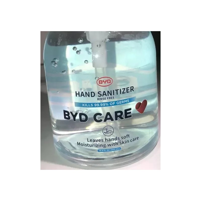 BYD Care Hand Sanitizer Rinse Free Large 1ea 16.9oz Blt