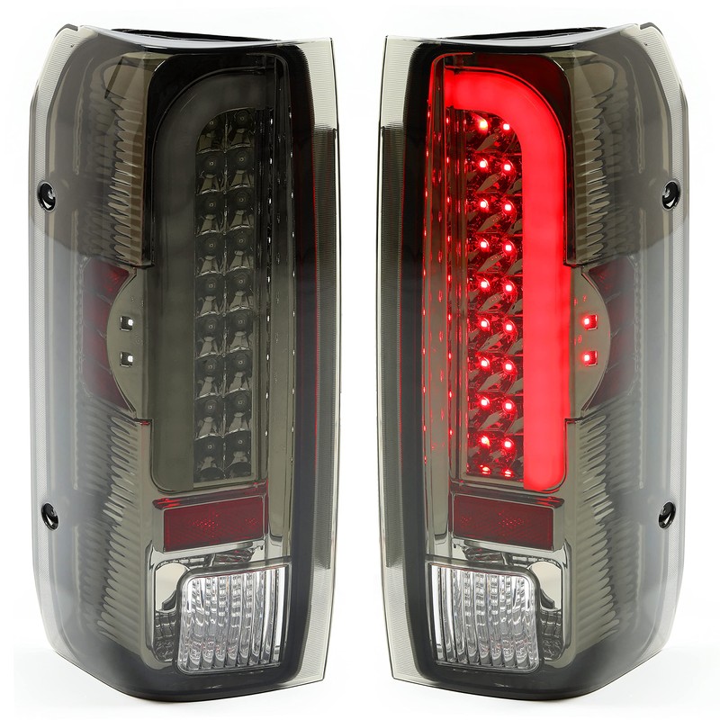 KUAFU Pair Tail Light Assembly Compatible with 1990-1997 Ford F150