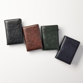 JIL GOADON Men's Bi-Fold Wallet, Popular, Large Capacity, Ultra Lightweight, Bifold, Card Case, Coin Purse, For Men, Simple Packaging (Brown)