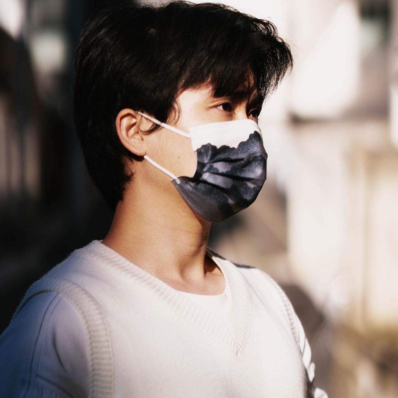 BIANTE "Pupel in Entsu Town" Design, Medical Use, Non-Woven Mask,