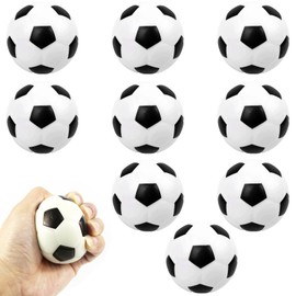 Tcnzdy Pack of 9 mini football, soft mini football, can be used for stress relief, football decoration, softball football, football party