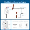 DEWENWILS 3 Way Wireless Light Switch and Receiver Kit, Remote