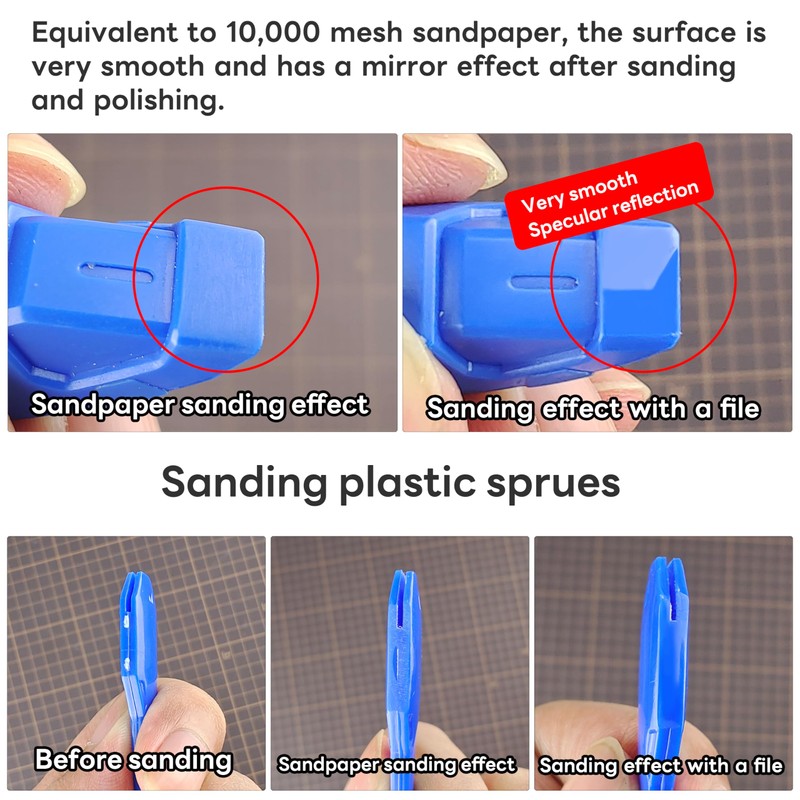 Stedi Glass File, For Plastic Models, For Gate Treatment, Plastic