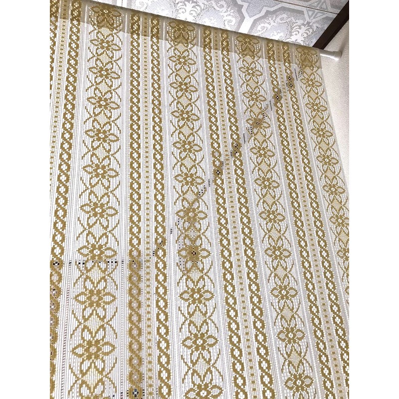 Panel Curtain Divider Blindfold Partition Accordion Fashionable Length 240cm Flower