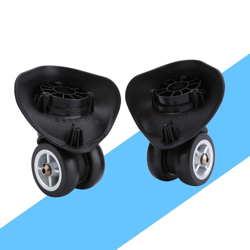 AMONIDA 1Pair PVC Luggage Wheel Replacement, Luggage Wheel Spare Wheel