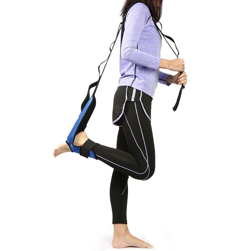 Professional Stretching Belt Yoga Pilates Leg Strap Rehabilitation Belt Fitness