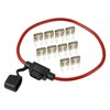 A ABSOPRO 7.5A Mini Blade Stye Fuse 12 AWG Fuse