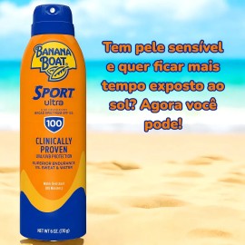 Banana Boat Ultra Sport Protector Solar Spf 100 170ml - Producto Original de Alta Calidad, Entrega Rápida y Segura, Garantía Incluida                 