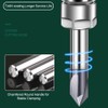 ASNOMY 6 mm Solid Carbide Chamfer Cutter 3 Flutes V